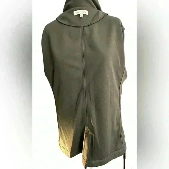 Olive Green Plus Size XXL Double-Breasted Button Up Blazer - Picture 5 of 11